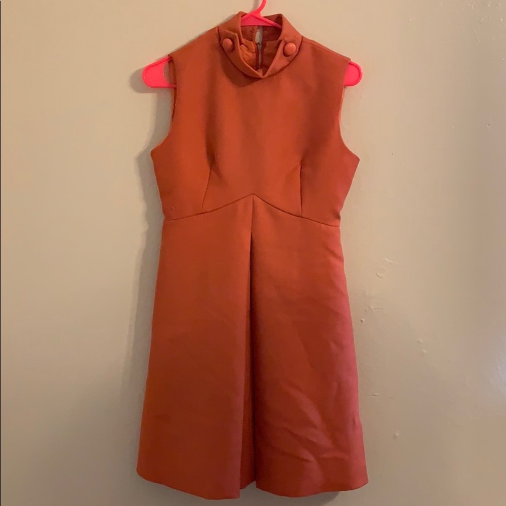 Jackie Kennedy-esque 1960's mock-neck dress